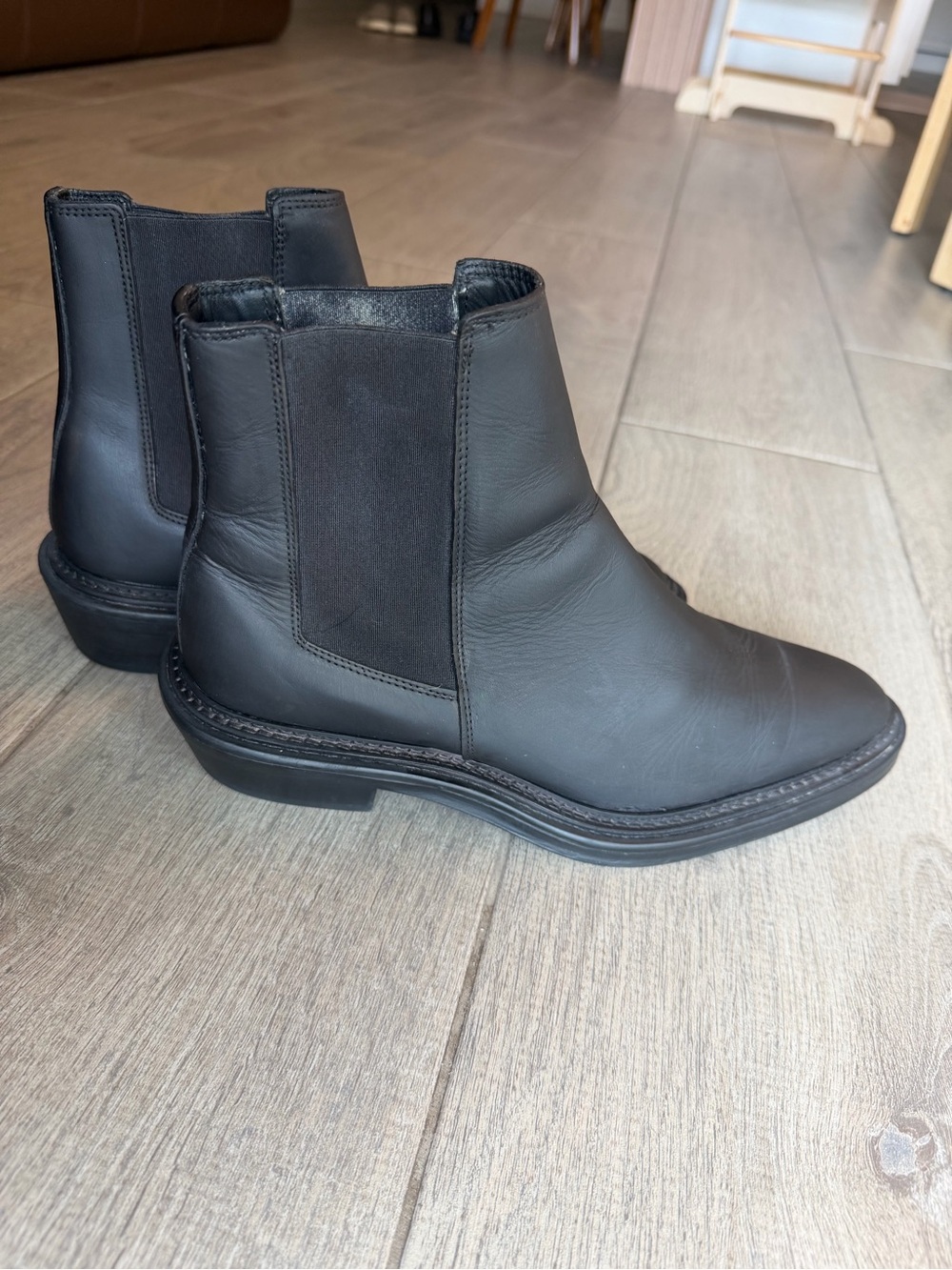 Zara Cowboy Chelsea Boots